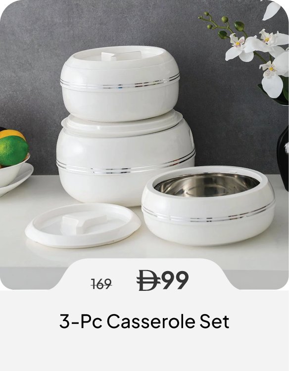 SSU26-SD-3-Pc Casserole Set