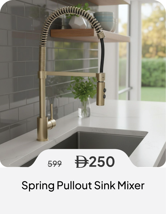 SSU26-SD-Spring Pullout Sink Mixer