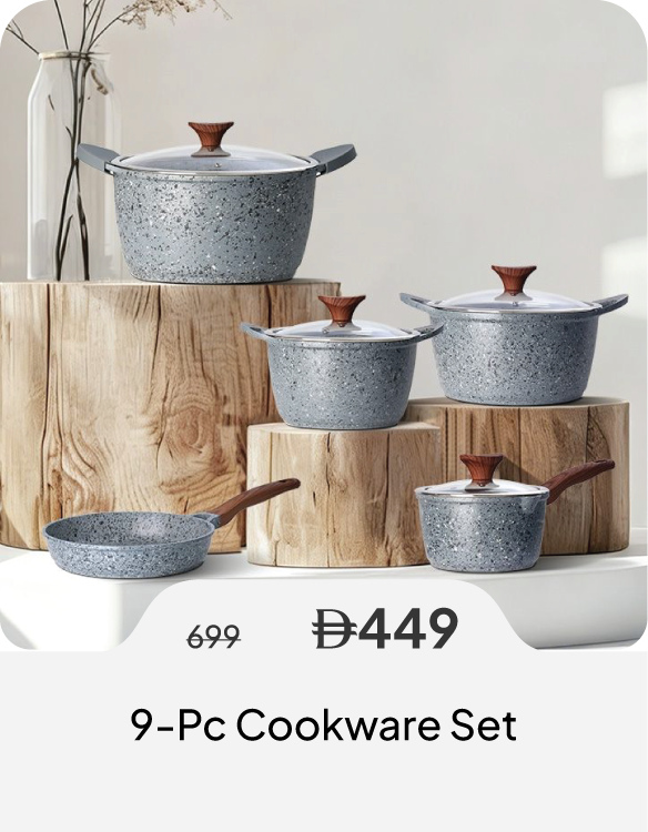 SSSU26-SD-9-Pc Cookware Set Delight
