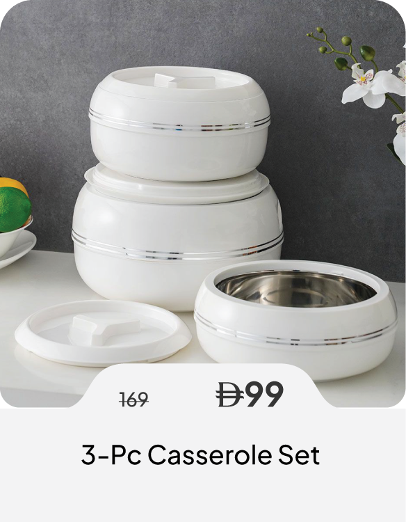 SSSU26-SD-3-Pc Casserole Set 