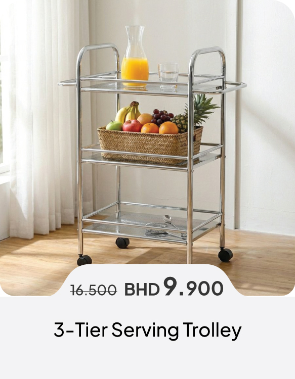 SSSB26-SD-3-Tier Serving Trolley