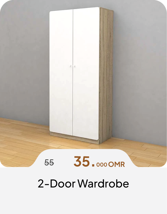 DABO26-SD-2-Door Wardrobe