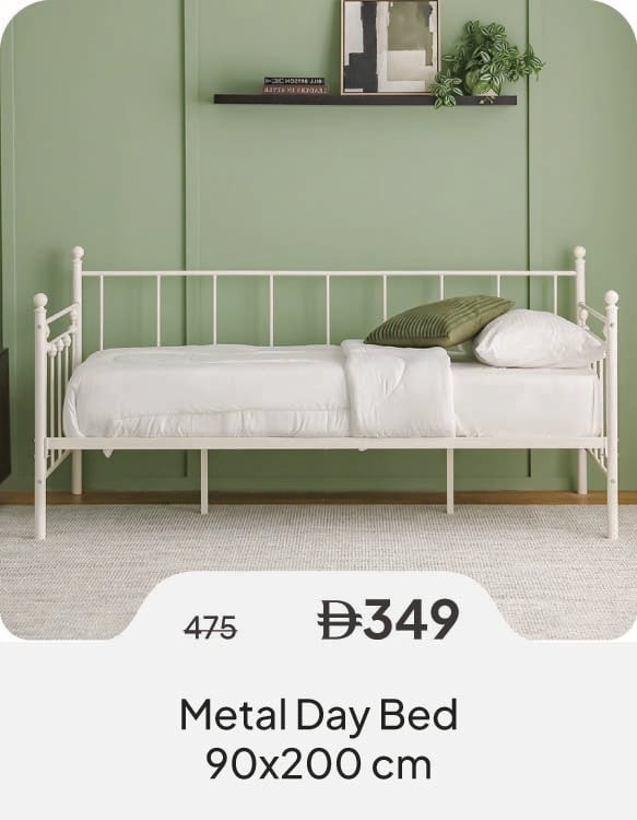 HFU26-SD-Metal Day Bed - 90x200 cm