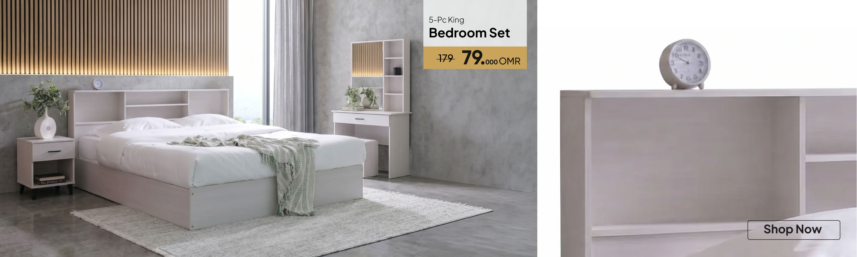 GESO26-BR-CB-5-Pc King Bedroom Set
