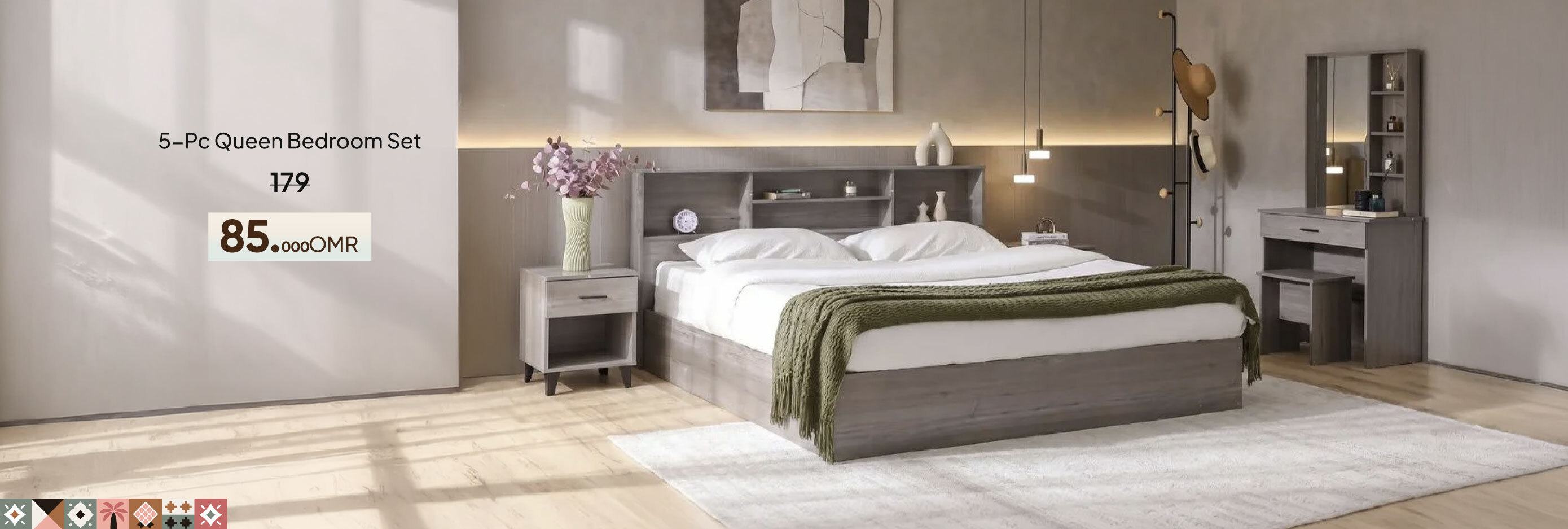 NASO26-BR-CB-5-Pc King Bedroom Set