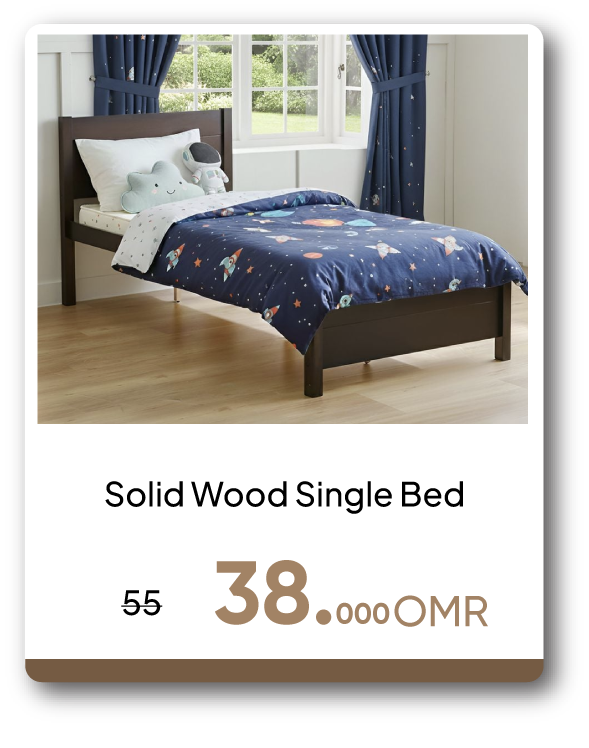 ESSO26-SD-Solid Wood Single Bed