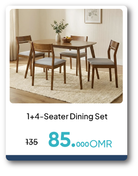 NSSO26-SD-1 + 4-Seater Dining Set