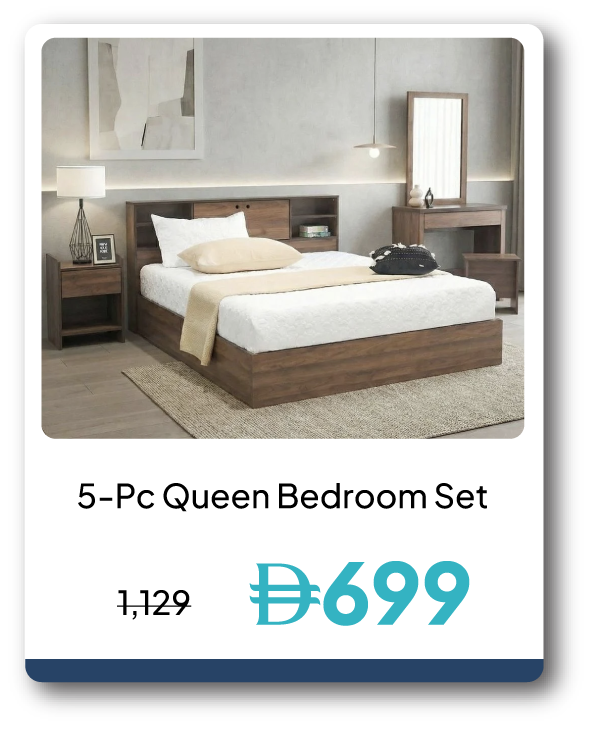 PWU26-SD-5-Pc Queen Bedroom Set
