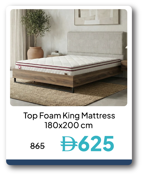 PWU26-SD-Top Foam King Mattress