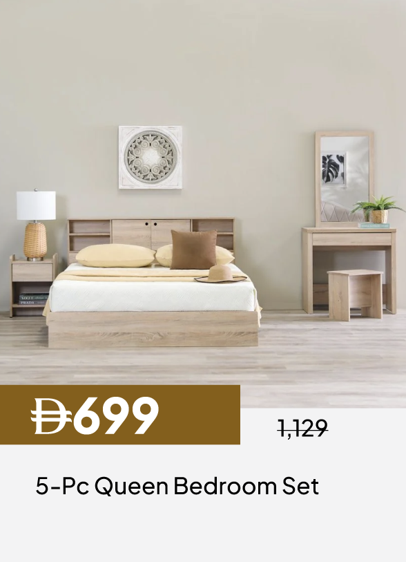 GESU26A-SDF-5-Pc Queen Bedroom Set