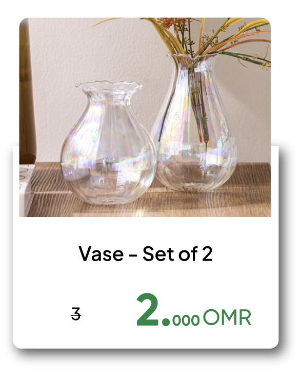 BAAO26-C&C-Vase - Set of 2