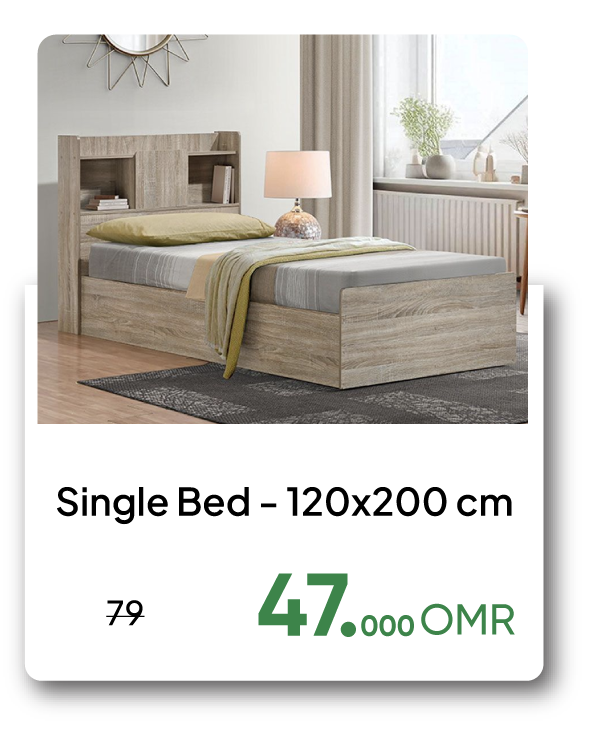 BAAO26-SD-Single Bed - 120x200 cm