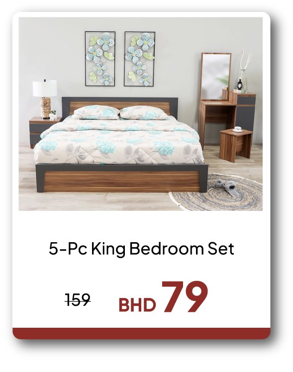 EHB26-SD-5-Pc King Bedroom Set