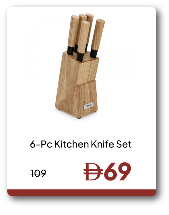 EHU26-SD-6-Pc Kitchen Knife Set 