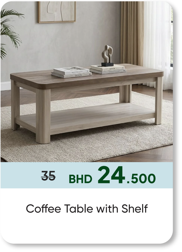 HSSB26-SD-Coffee Table with Shelf
