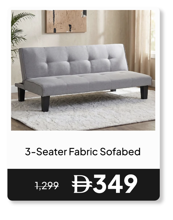 RSU26-SD-Alonzo 3-S Fabric Sofabed 