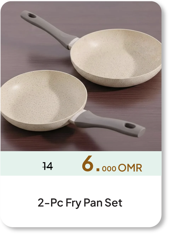 NASO26-C&C-2-Pc Fry Pan Set 