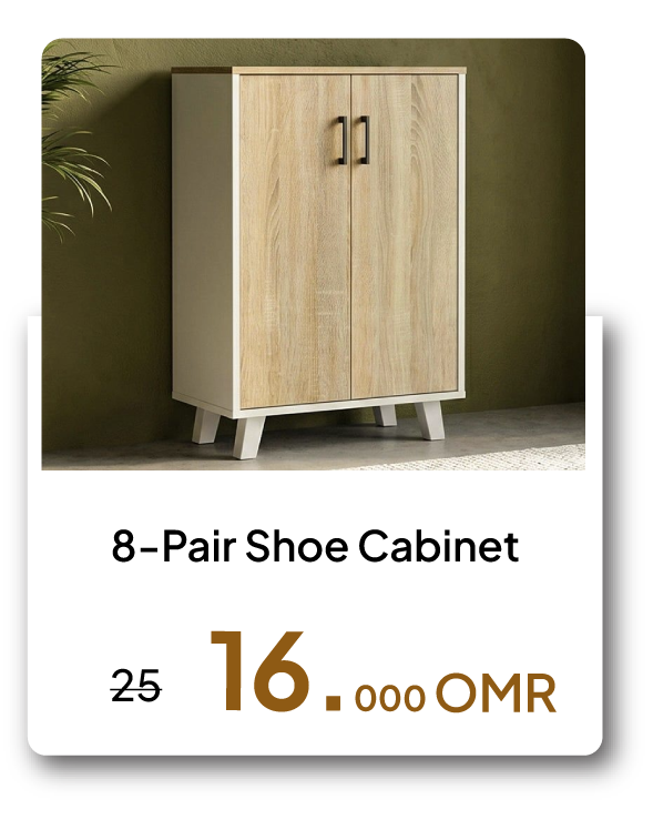 BARO26-SD-8-Pair Shoe Cabinet