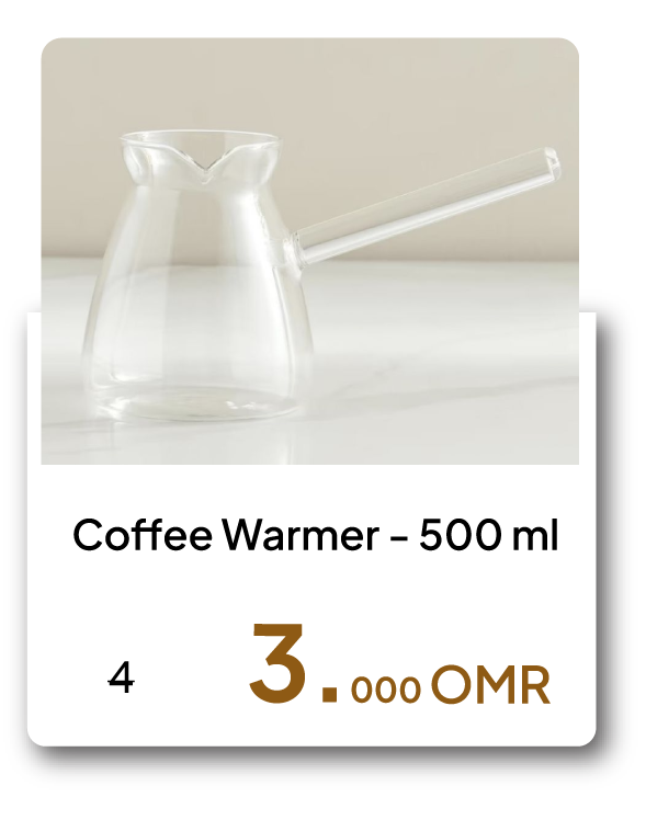 BARO26-C&C- Coffee Warmer - 500 ml