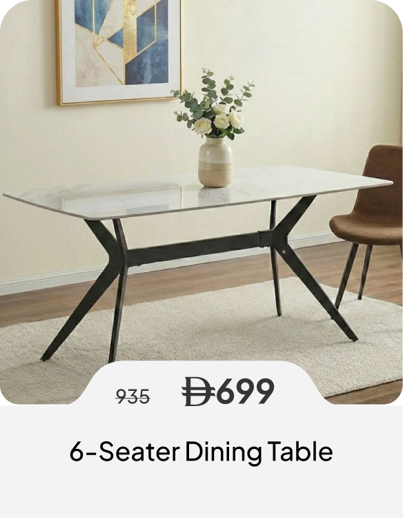 SSU26-SD-6-Seater Dining Table