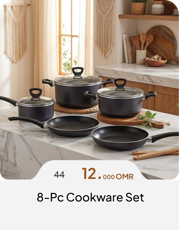 DABO26-C&C-8-Pc Cookware Set
