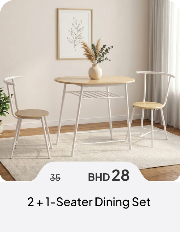 SSSB26-SD-1 + 2-Seater Dining Set 