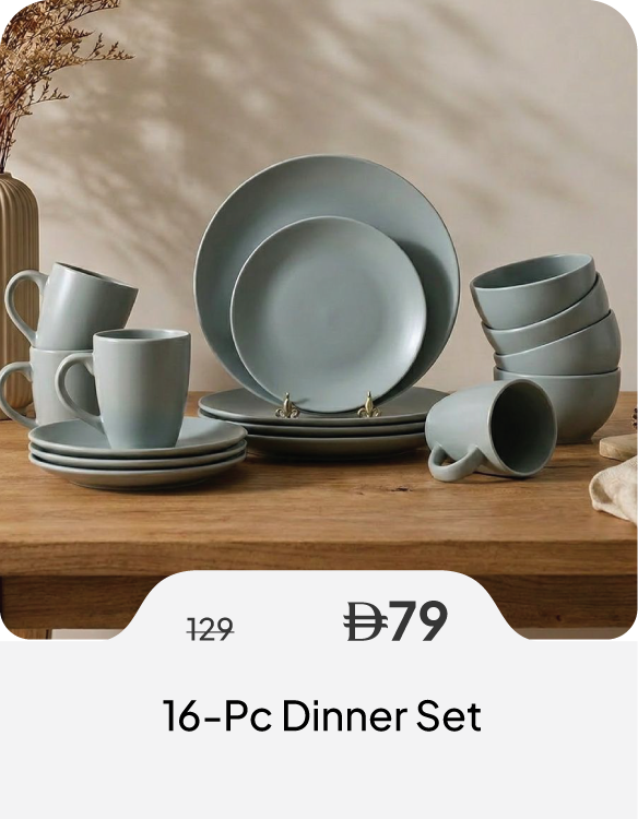 SSSU26-SD-Glazed 16-Pc Dinner Set