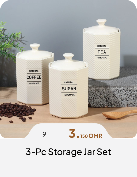 DABO26-C&C-3-Pc Storage Jar Set