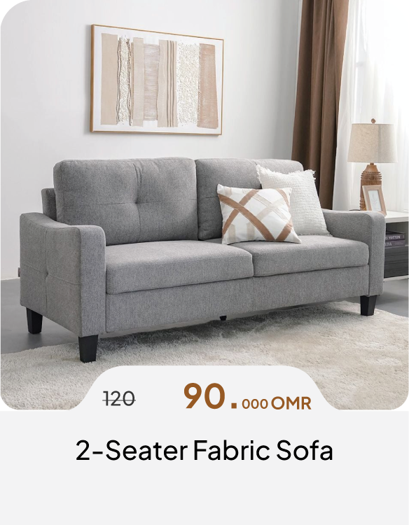 DABO26-SD-2-Seater Fabric Sofa