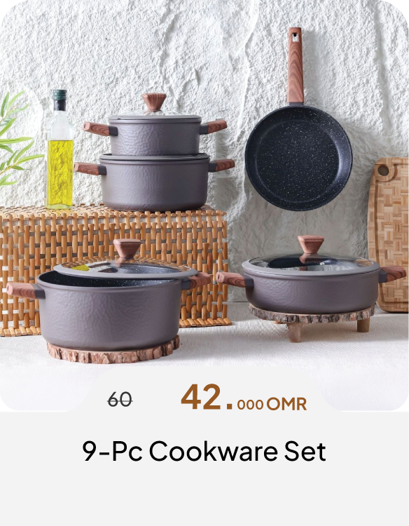 BAHO26-C&C-9-Pc Cookware Set