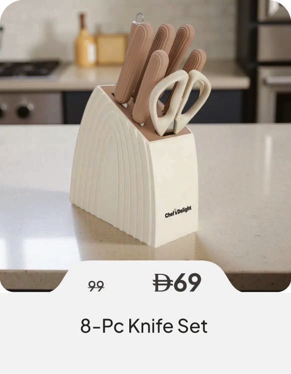 HFU26-SD-8-Pc Knife Set 