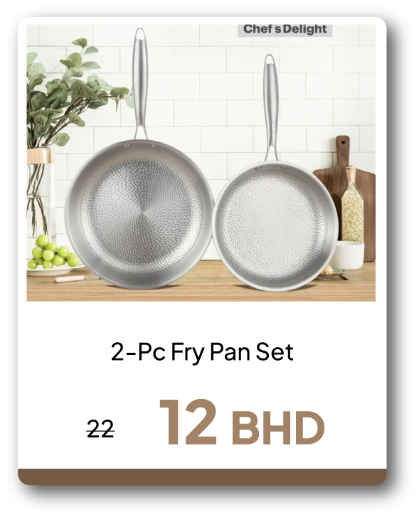ESSB26-SD-C-2-Pc Fry Pan Set