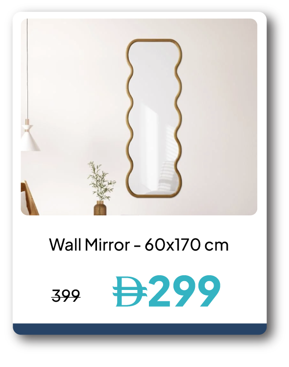PWU26-SD-C&C-Wall Mirror-60x170 cm