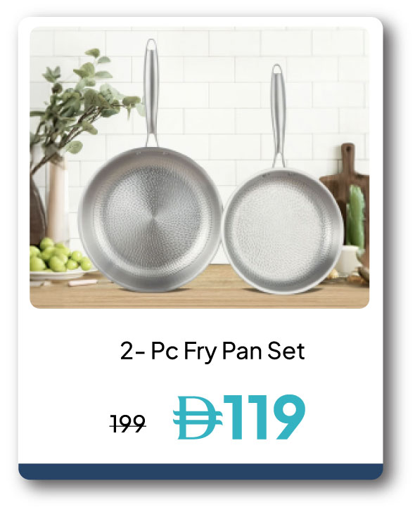 PWU26-SD-C-2-Pc Fry Pan Set