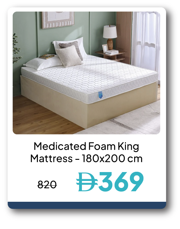 PWU26-SD-Medicated Foam King Mattrs