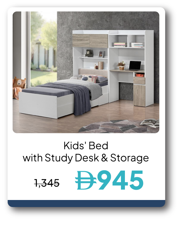 PWU26-SD-Kids' Bed with Storage