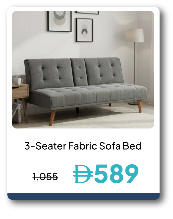 SRSU26-SD-3-S Fabric Sofa Bed - 3