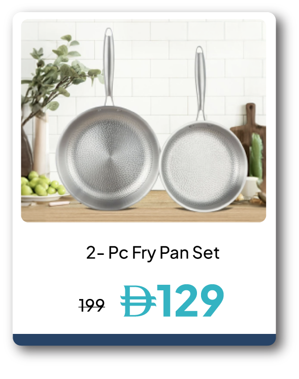 SRSU26-SD-2-Pc Fry Pan Set