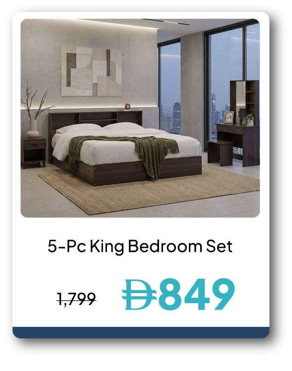 SRSU26-SD-5-Pc King Bedroom Set
