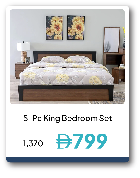 PWU26A-SD-5-Pc King Bedroom Set