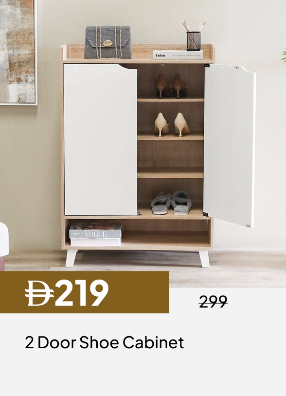 GESU26A-SDF-2 Door Shoe Cabinet