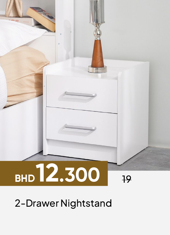 GESB26-SDF-2-Drawer Nightstand