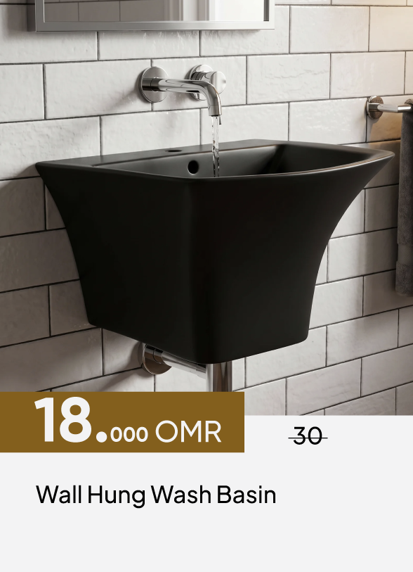 GESO26-C&C-Wall Hung Wash Basin