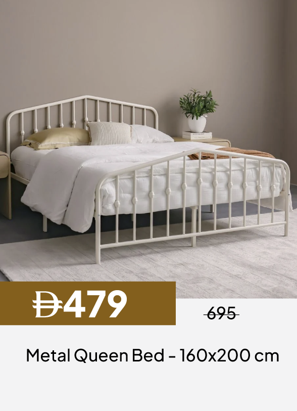 GESU26-SD-Metal Queen Bed - 160x200