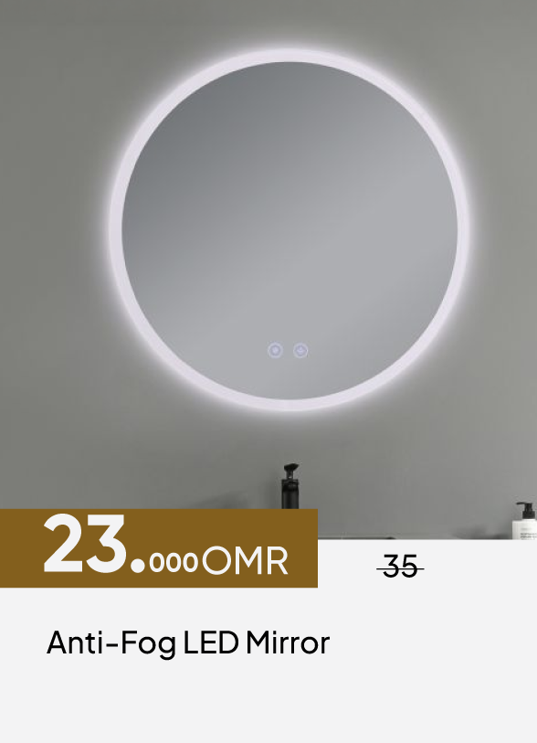 GESO26-C&C-Anti-Fog LED Mirror