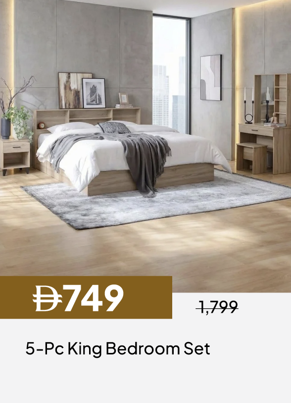 ESSU26-SDM-5-Pc King Bedroom Set