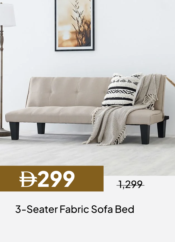 ESSU26-SDM-3-Seater Fabric Sofa Bed