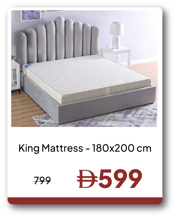 EHU26-SD-King Mattress - 180x200 cm