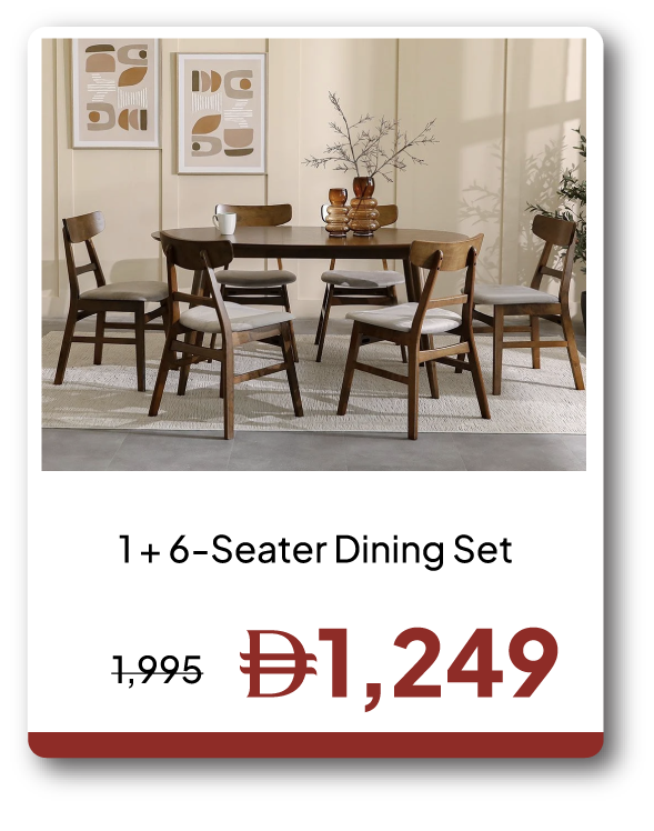EHU26-SD-1 + 6-Seater Dining Set