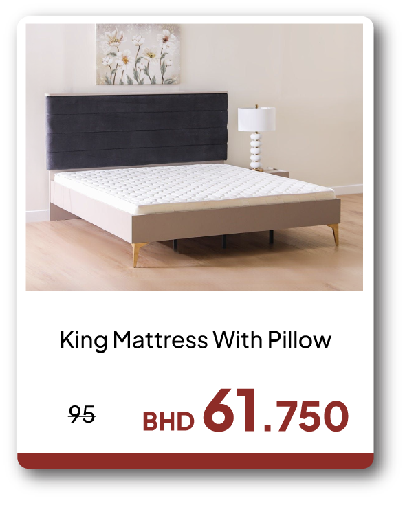 EHB26-SD-King Mattress With Pillow